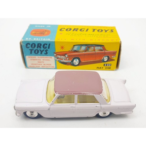 446 - A vintage boxed Corgi Fiat 2100, 232. UK shipping £14. We combine shipping.