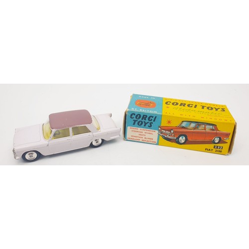 446 - A vintage boxed Corgi Fiat 2100, 232. UK shipping £14. We combine shipping.