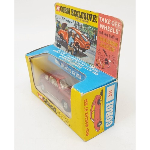 453 - A vintage boxed Corgi Mini Marcos GT850, 341. UK shipping £14. We combine shipping.