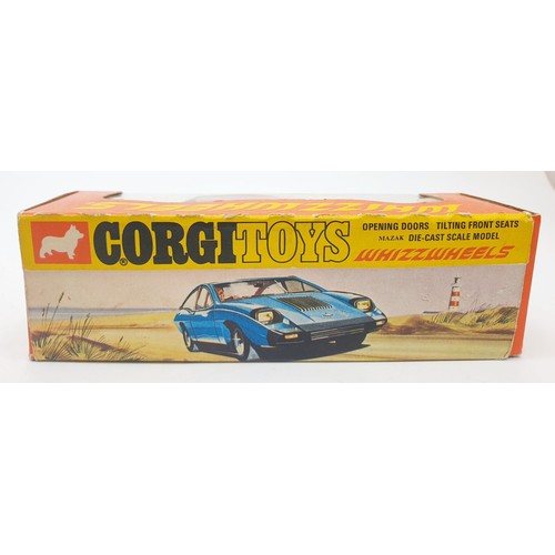 454 - A vintage boxed Corgi Whizzwheels Marcos Mantis, 312. UK shipping £14. We combine shipping.