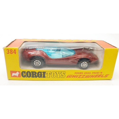 455 - A vintage boxed Corgi Adams Bros. Probe 16, 384. UK shipping £14. We combine shipping.