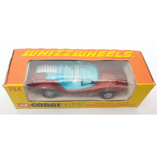 455 - A vintage boxed Corgi Adams Bros. Probe 16, 384. UK shipping £14. We combine shipping.