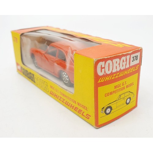 457 - A vintage boxed Corgi Whizzwheels MGC G.T. Competition Model, 378. UK shipping £14. We combine shipp... 