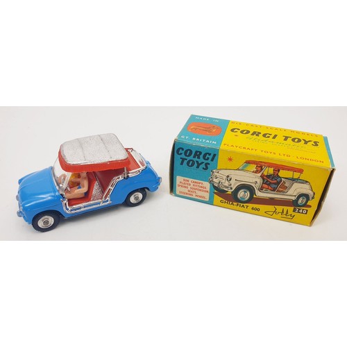 462 - A vintage boxed Corgi Ghia-Fiat 600, 240. UK shipping £14. We combine shipping.