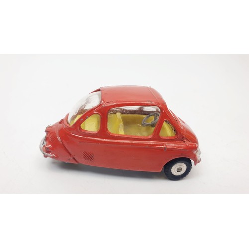 463 - A vintage boxed Corgi Heinkel-1 Economy Car, 233. UK shipping £14. We combine shipping.