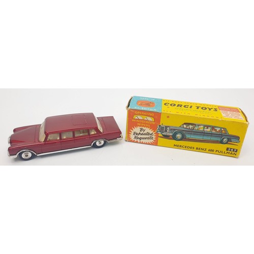 469 - A vintage boxed Corgi Mercedes Benz 600 Pullman, 247. UK shipping £14. We combine shipping.