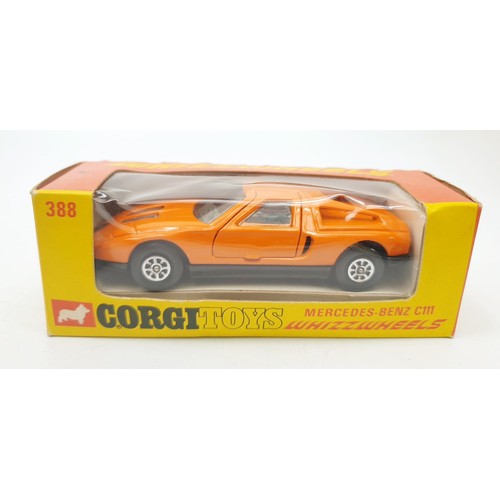 471 - A vintage boxed Corgi Whizzwheels Mercedes Benz C111, 388. UK shipping £14. We combine shipping.