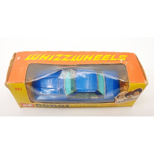 472 - A vintage boxed Corgi Whizzwheels Mercedes Benz 350SL, 393. UK shipping £14. We combine shipping.