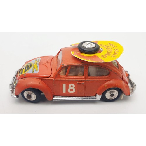 473 - A vintage Corgi Volkswagen 1200 In East African Safari Trim, 256 with reproduction box. UK shipping ... 