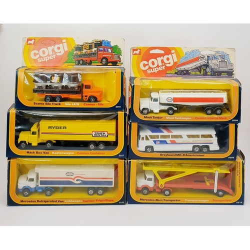 485 - A selection of boxed Corgi Trucks. UK shipping £14. We combine shipping.