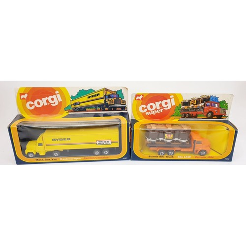 485 - A selection of boxed Corgi Trucks. UK shipping £14. We combine shipping.