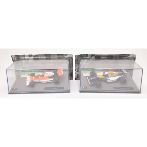 487 - Seventeen model F1 cars. UK shipping £14. We combine shipping.