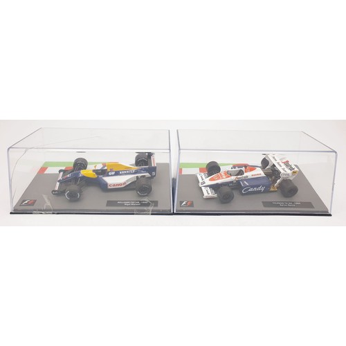 487 - Seventeen model F1 cars. UK shipping £14. We combine shipping.