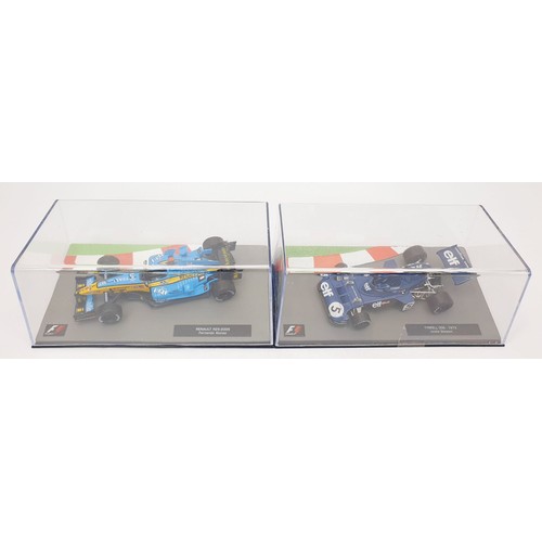 487 - Seventeen model F1 cars. UK shipping £14. We combine shipping.