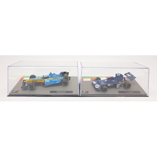 487 - Seventeen model F1 cars. UK shipping £14. We combine shipping.