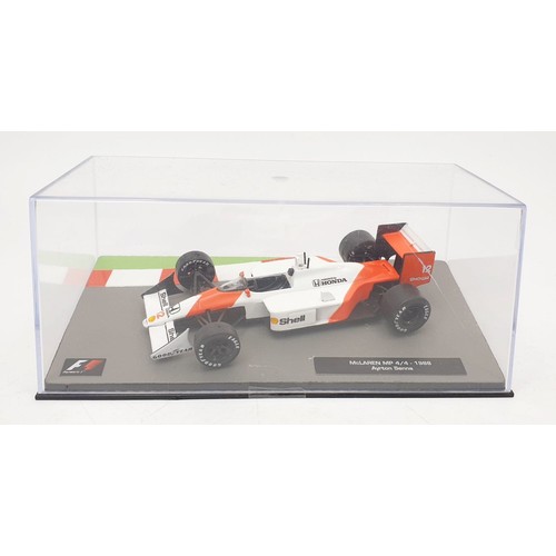 487 - Seventeen model F1 cars. UK shipping £14. We combine shipping.