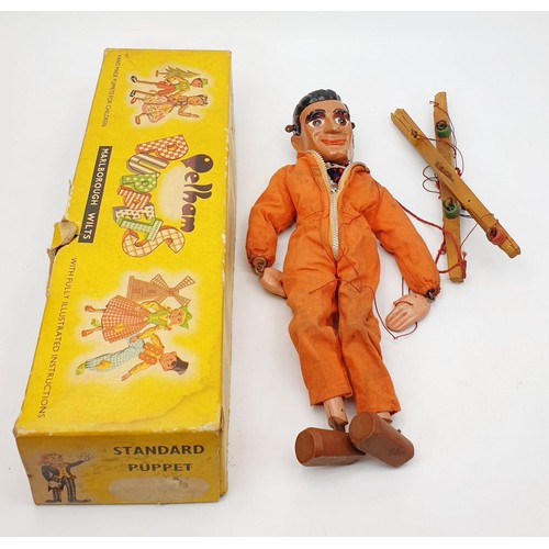 494 - A vintage boxed Pelham Puppet, Mike Mercury from Super Car (redressed) in unlabelled box. UK shippin... 