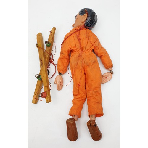 494 - A vintage boxed Pelham Puppet, Mike Mercury from Super Car (redressed) in unlabelled box. UK shippin... 