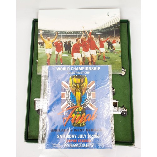 510 - Three boxed limited edition 1966 World Cup Winners Van Sets. UK shipping £14. We combine shipping.