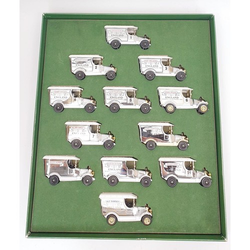 510 - Three boxed limited edition 1966 World Cup Winners Van Sets. UK shipping £14. We combine shipping.