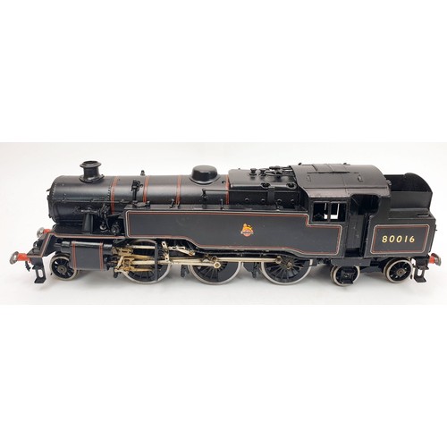 516 - A vintage boxed D.J.B. Engineering O gauge B.R. 80000 class 4 2-6-4 tank locomotive, length 12.5