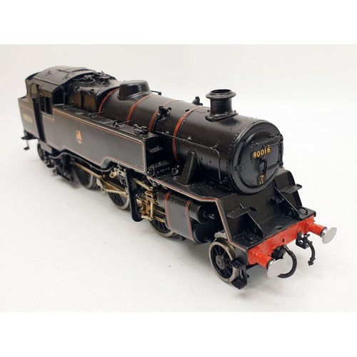 516 - A vintage boxed D.J.B. Engineering O gauge B.R. 80000 class 4 2-6-4 tank locomotive, length 12.5