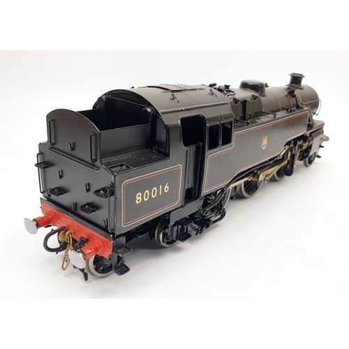 516 - A vintage boxed D.J.B. Engineering O gauge B.R. 80000 class 4 2-6-4 tank locomotive, length 12.5