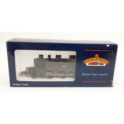 518 - A boxed Bachmann OO gauge 31-450 Ivatt 2-6-2 tank locomotive. UK shipping £14. We combine shipping.