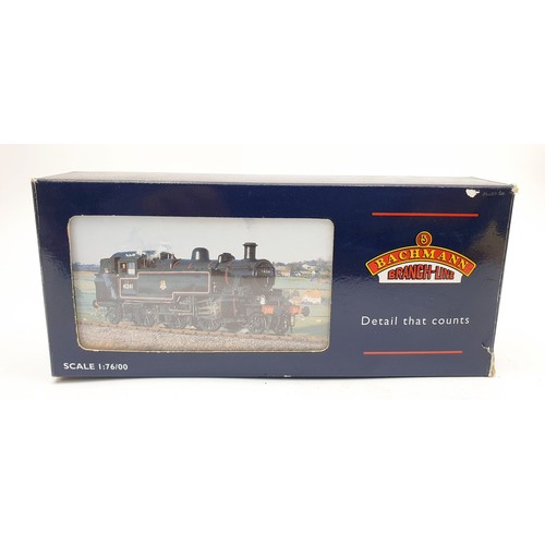 518 - A boxed Bachmann OO gauge 31-450 Ivatt 2-6-2 tank locomotive. UK shipping £14. We combine shipping.