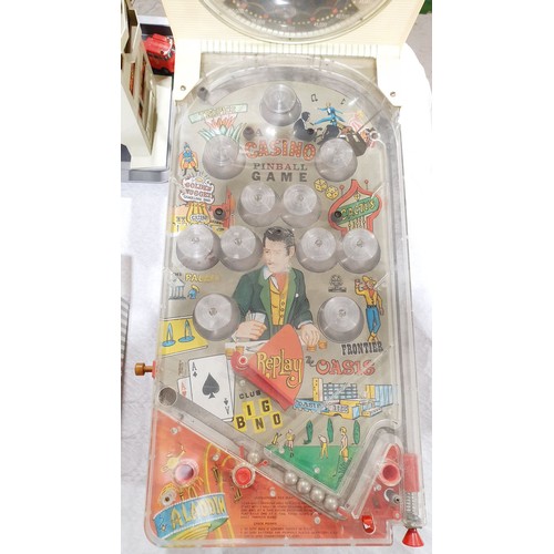 528 - A vintage Marx electric pin ball machine, length 27