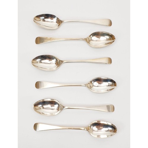 29 - Six hallmarked silver teaspoons, weight 115g, Sheffield 1902. UK shipping £14.