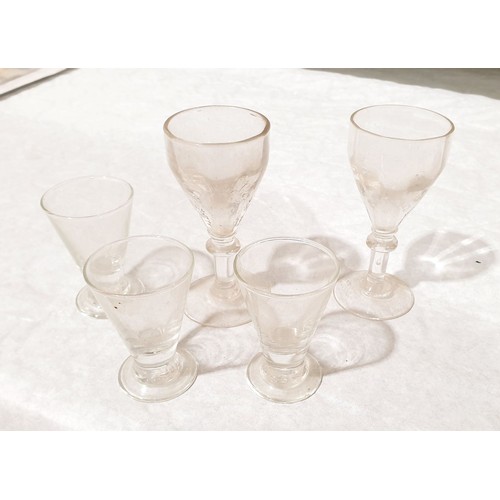 70 - A selection of 19th century and later glasses. No shipping. Arrange collection or your own packer an... 