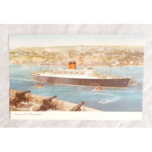 80 - A selection of antique and later greetings cards including military interest Tank Corps. UK shipping... 