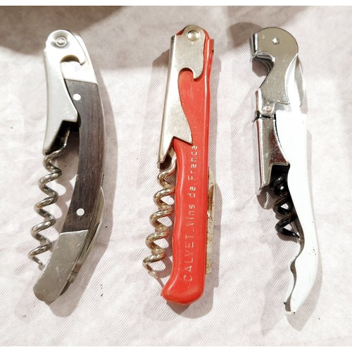 175 - A selection of penknives and bottle openers. UK shipping £14.