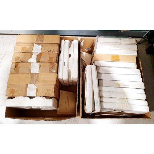 209 - Two boxes of collector's plates. No shipping. Arrange collection or your own packer and shipper, ple... 