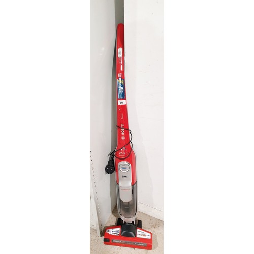 218 - A Bosch Pro Animal vacuum cleaner. No shipping. Arrange collection or your own packer and shipper, p... 