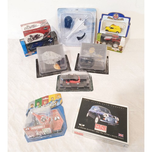 244 - Boxed model vehicles including a Delprado Concord. UK shipping £14.