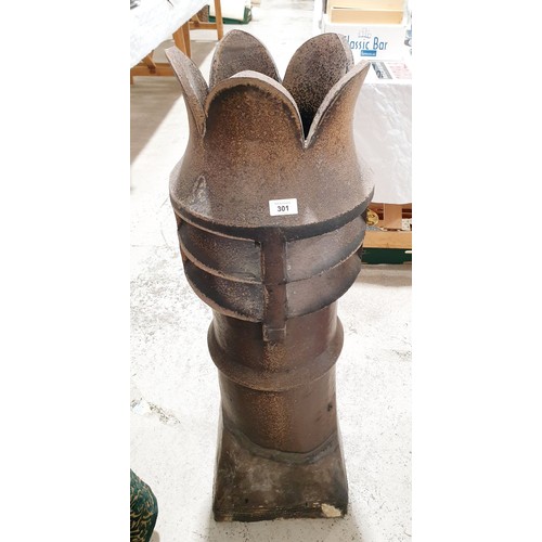 301 - A chimney pot, height 14.5