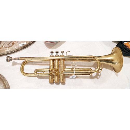 309 - A Boosey & Hawkes 400 trumpet, A/F. No shipping. Arrange collection or your own packer and shipper, ... 