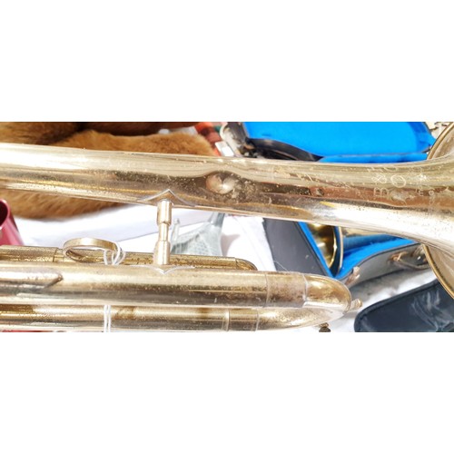 309 - A Boosey & Hawkes 400 trumpet, A/F. No shipping. Arrange collection or your own packer and shipper, ... 