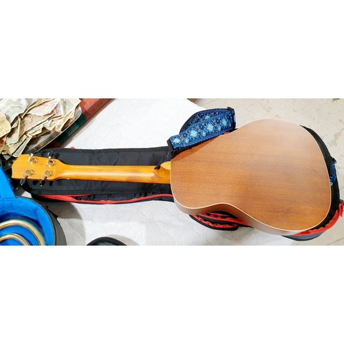 312 - A Mainland baritone ukulele with soft case. No shipping. Arrange collection or your own packer and s... 