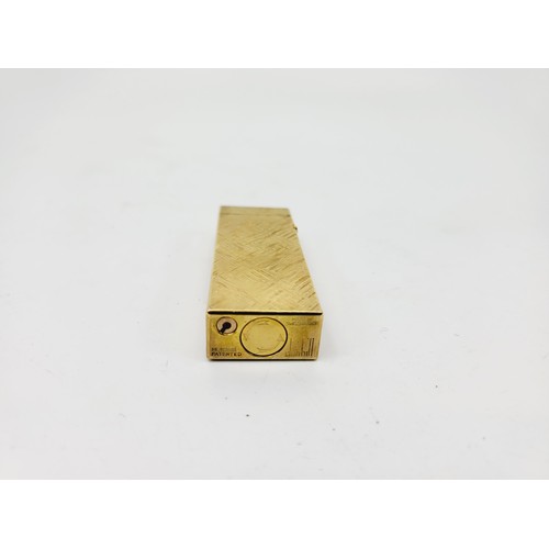 59A - A gold plated Dunhill lighter. UK shipping £14.