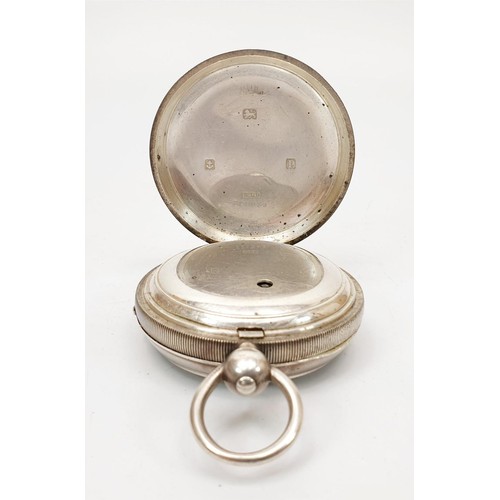 70 - A hallmarked silver cased Waltham pocket watch, diameter 2