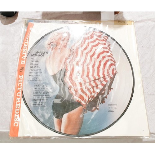 183 - Thirteen LPs including a Marilyn Monroe picture disc, Cilla Black and Shirley Bassey. UK shipping £1... 