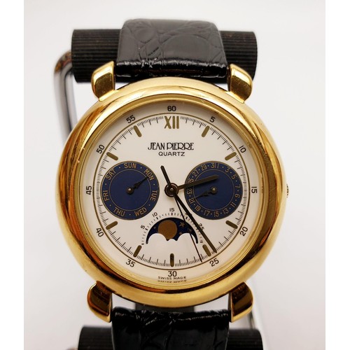 Jean pierre best sale quartz wrist watch