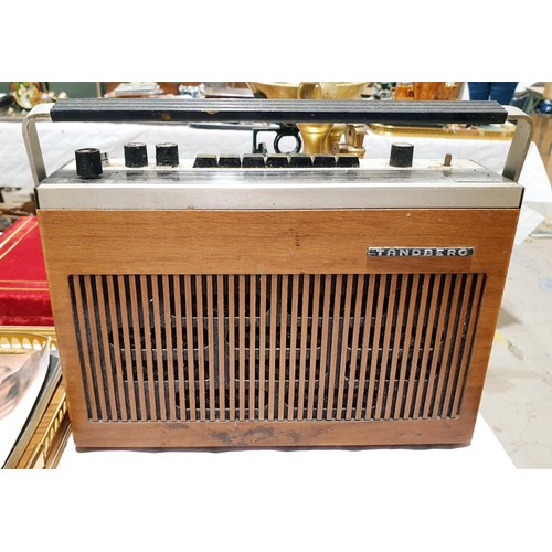 88 - Three vintage radios. No shipping. Arrange collection or your own packer and shipper, please. Electr... 