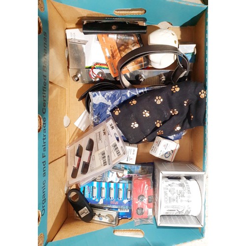 187 - A box of assorted including Burbury spectacles. No shipping. Arrange collection or your own packer a... 