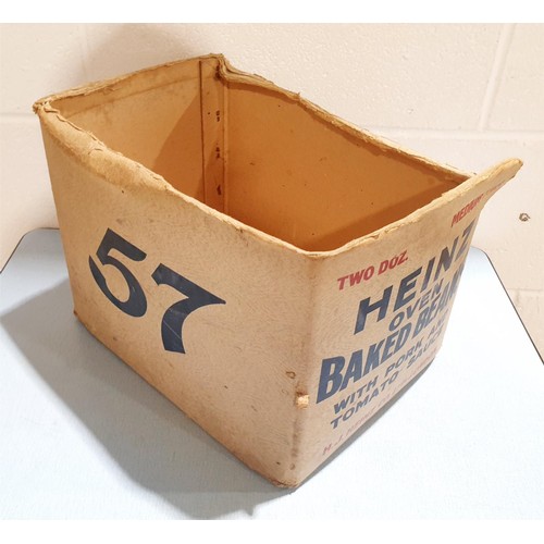 240 - A vintage Heinz Baked Beans outer packing carton, 13