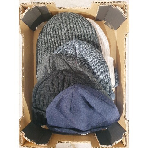 242 - A box of wool hats. UK shipping £14.