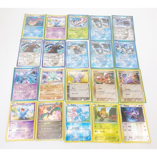 275 - A box of Pokemon cards, mainly Holos and Reverse Holos in top load sleeves. UK shipping £14.